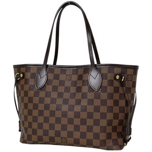 Louis Vuitton Neverfull PM Tote Bag Handbag Damier Brown N51109 Women's